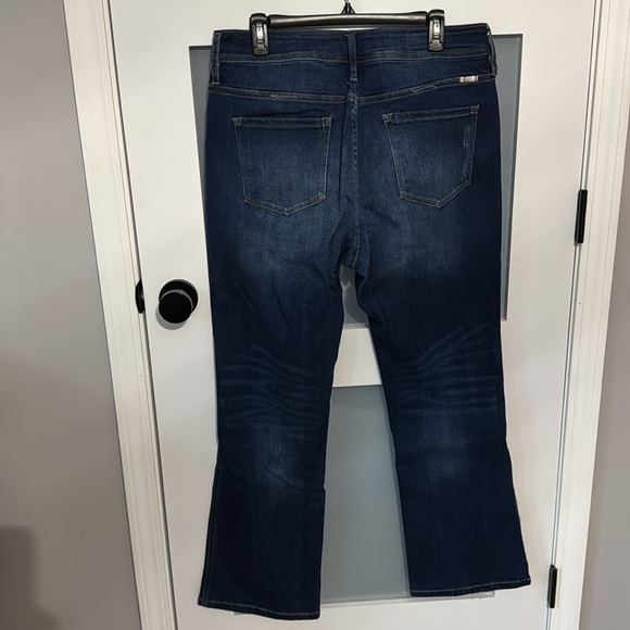 Dark Blue Women's Jeans - Picture 2 of 3